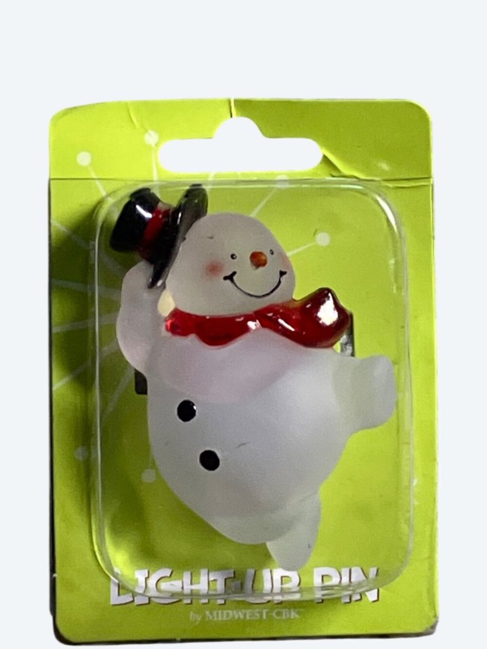 Snowman Light Up Pin By Midwest